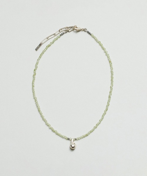 LAPUIS | LAPUIS(ラピュイ)Oyster Gemstone Necklace - Buyee