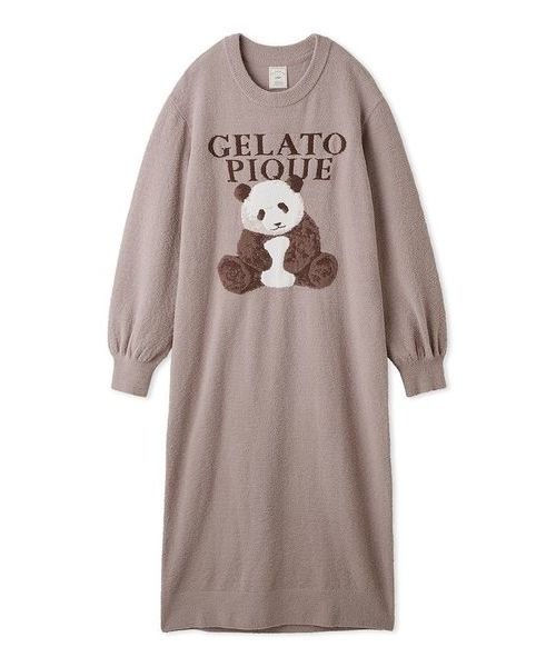 新品ジェラピケ パンダジャガードワンピース GELATO PIQUE | パンダジャガードワンピース - Buyee, an Online