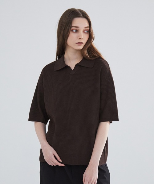 LUENNA | 【LUENNA】 Skipper Knit Polo Shirt / スキッパー ニット 