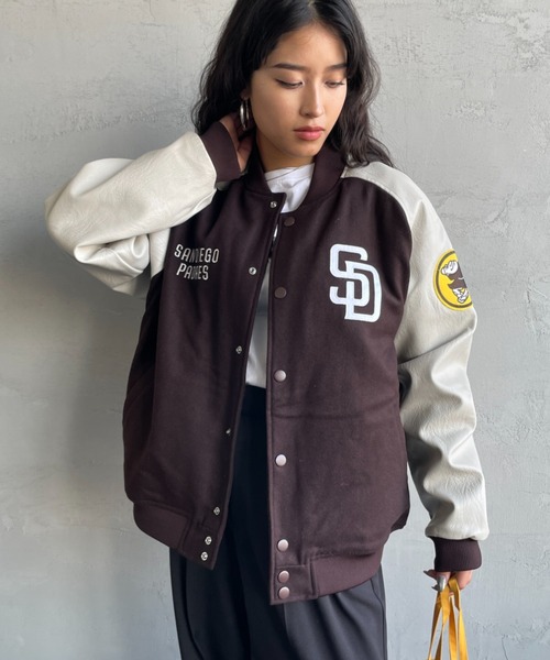 MLB | [FANATICS/ファナティクス] 別注 MLBロゴワッペン メルトン