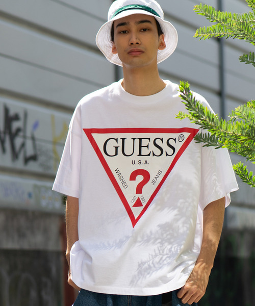 Guess Wego Guess別注プリントビッグシルエットtシャツ Buyee An Online Proxy Shopping Service Shop At Zozotown Bot Online