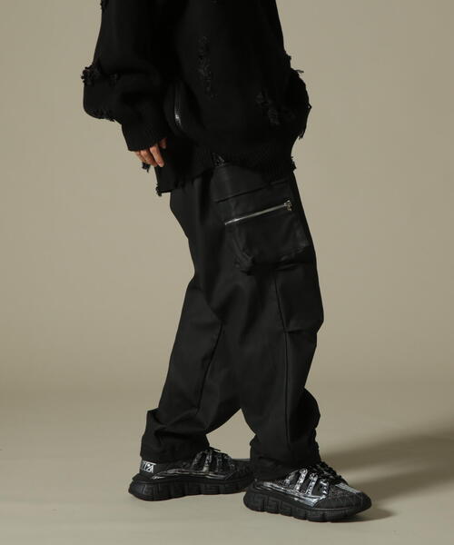 Danke Schon ダンケシェーン 23AW ZIP CARGO PANTS 77327464_b_04_500.jpg