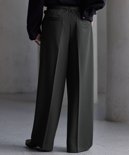CLEL | 【CLEL】Prime TR Semi-wide Tuck Slacks / プライムTR 