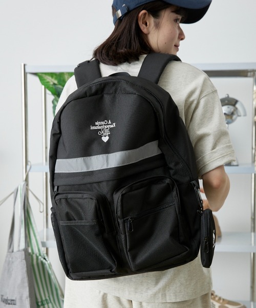バッグ kaoyorinakami KAOYORINAKAMI | reflector backpack / リフレクターバック
