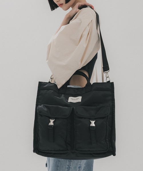 beautiful people ブラックナイロンバッグSTUDIOUS別注 SPRING BAG COLLECTION｜ STUDIOUS ONLINE公式通販サイト