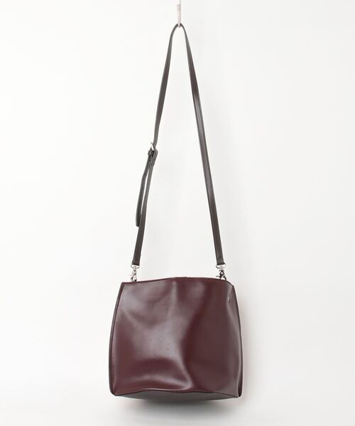 【2way】the dilettante バッグ the dilettante ファブリック×レザーコンビ