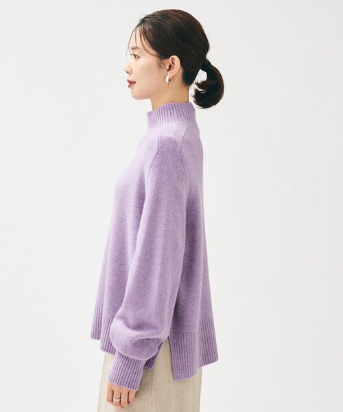 UNTITLED | 【8色展開/洗える】ウールカシミヤ ハイネックニット