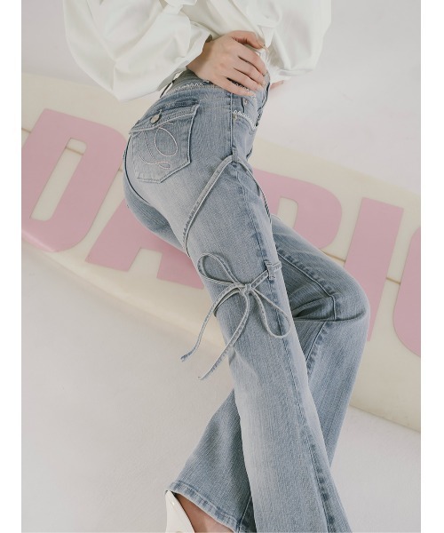 DARICH | ピコレースハイウエストフレアデニム - Buyee, an Online