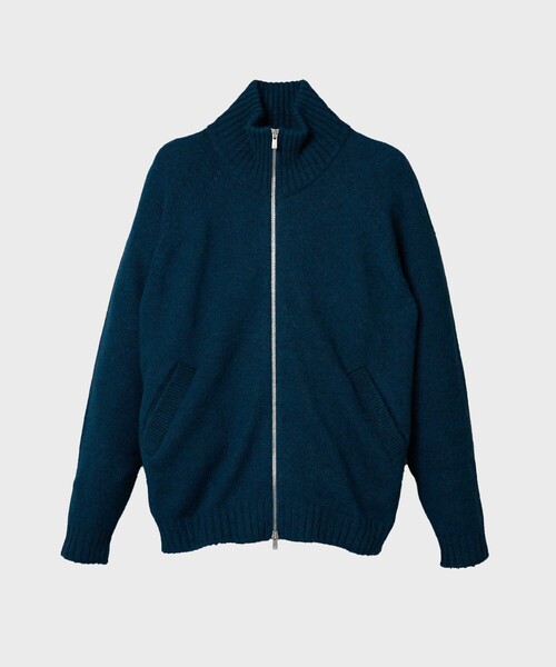 ATON | 【ATON/エイトン】WOOL MOHAIR ZIP UP CARDIGAN - Buyee, an