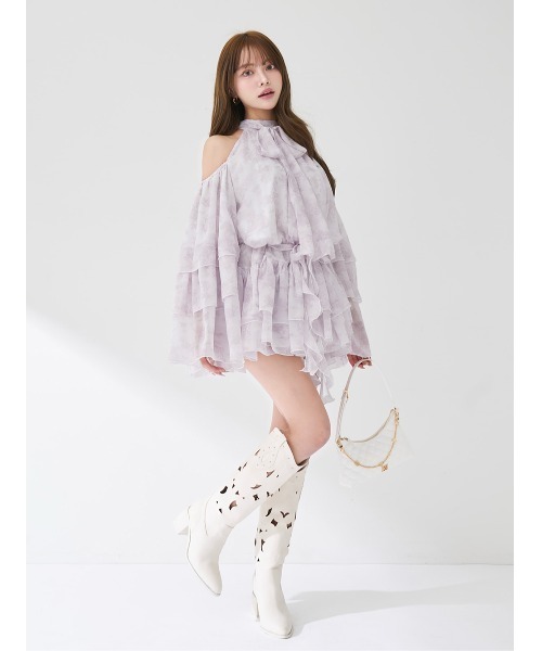 DARICH | トワルドジュイシフォンフリルミニワンピース -Buyee ตัวกลาง