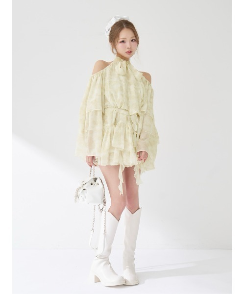 DARICH | トワルドジュイシフォンフリルミニワンピース -Buyee ตัวกลาง