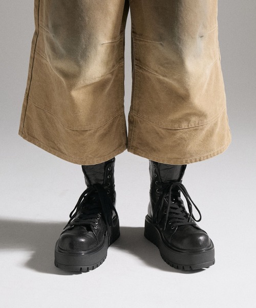 お*ぺ様 GRANCY Fold-overLeatherShoes/サイズ42（ GRANCY | 【GRANCY】Fold-over Leather Shoes / 折り返し本革シューズ