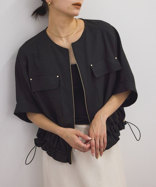 SALON ADAM ET ROPE' | 【WEB限定】ハーフスリーブドロスト