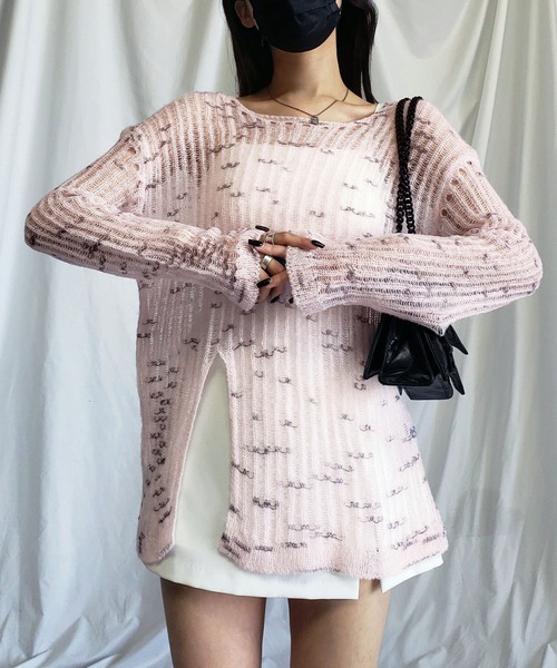 アーバンリサーチ　モヘヤMIXシャギーハーフコート URBAN RESEARCH（アーバンリサーチ）の「モヘヤMIXシャギー