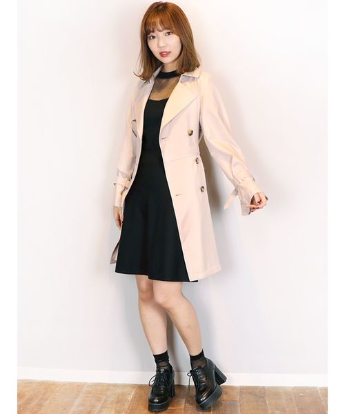 Dazzlin ワンピースライクトレンチコート スプリングコート Buyee An Online Proxy Shopping Service Shop At Zozotown Bot Online