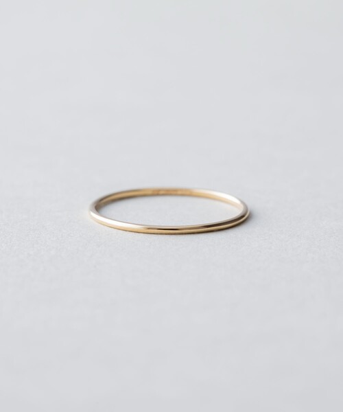 ETE BIJOUX | K18YG スキニー ダイヤモンド レイヤード リング - Buyee