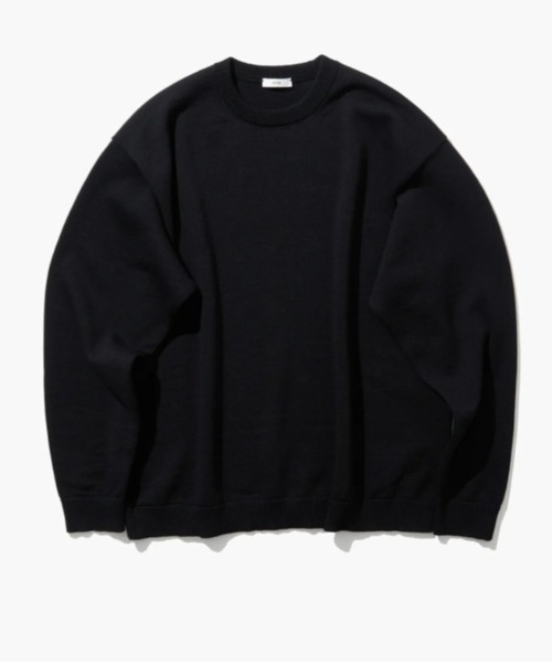 ATON | ATON (エイトン)WOOL WASHI | CREWNECK SWEATER - Buyee, an