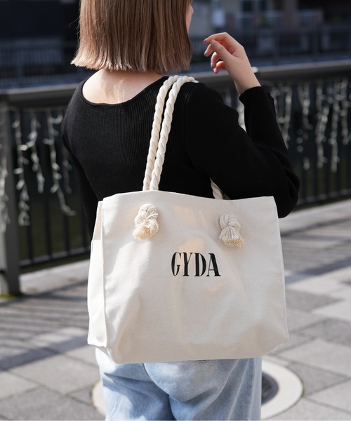 GYDA トートバッグ GYDA | 【GYDA/ジェイダ】 ショッパー風 GYDA トートバッグ GYDA | 【GYDA/ジェイダ】 ショッパー風