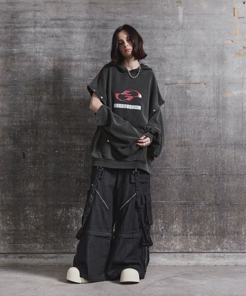 ERAR | 【ERAR】3wayルーズシルエットハイギミックサスペンダーカーゴ