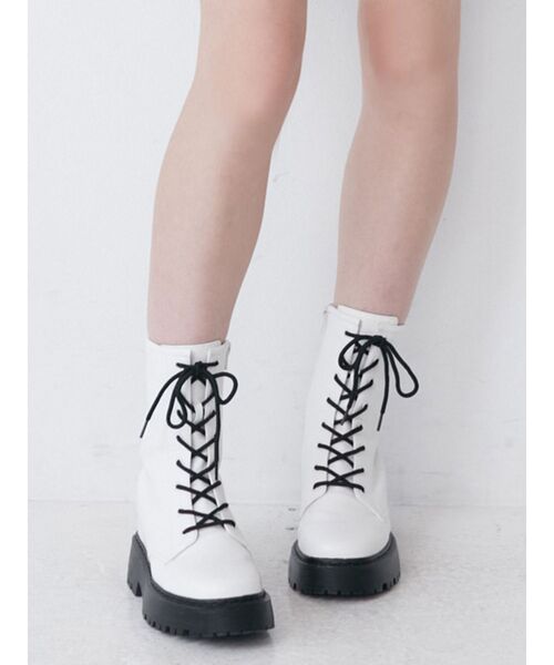 MURUA♡ショートブーツ MURUA（ムルーア）の「サイドゴアショートブーツ（ブーツ）」 - WEAR