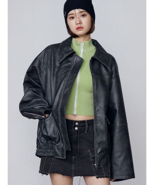 emoda ヴィンテージライクオーバーブルゾン EMODA | ヴィンテージライクオーバーブルゾン - Buyee, an