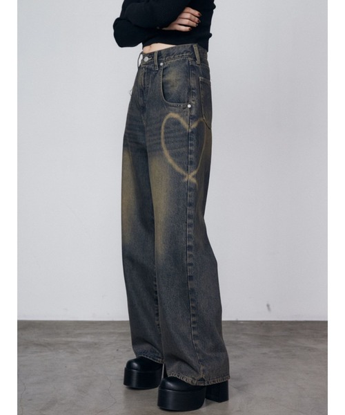 EMODA | グラフィックルーズジーンズ - Buyee, an Online Proxy