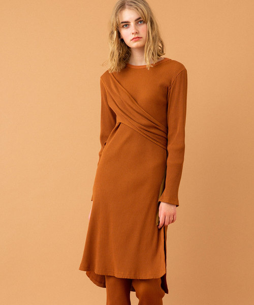 ランキング第1位 United Tokyo ロングワンピース ワンピース リブ 2wayレイヤード ワンピース Www Azns Org