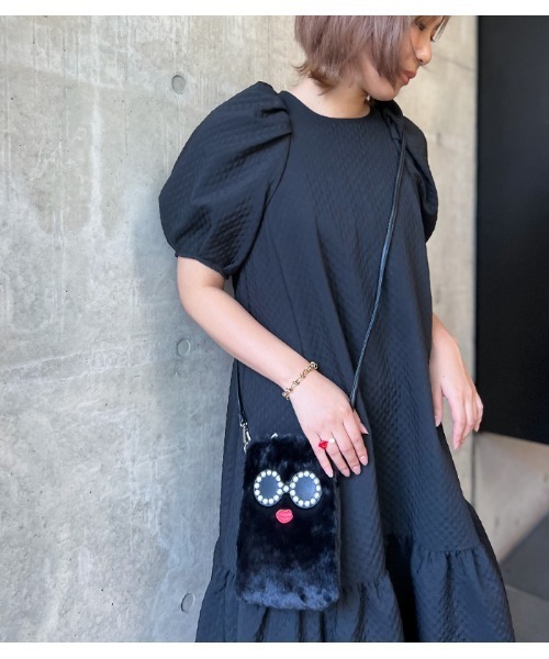 【a-jolie/アジョリー】パールサングラス　ナイロンモバイルポシェット 楽天市場】a-jolie パールサングラスちゃん モバイルポシェット