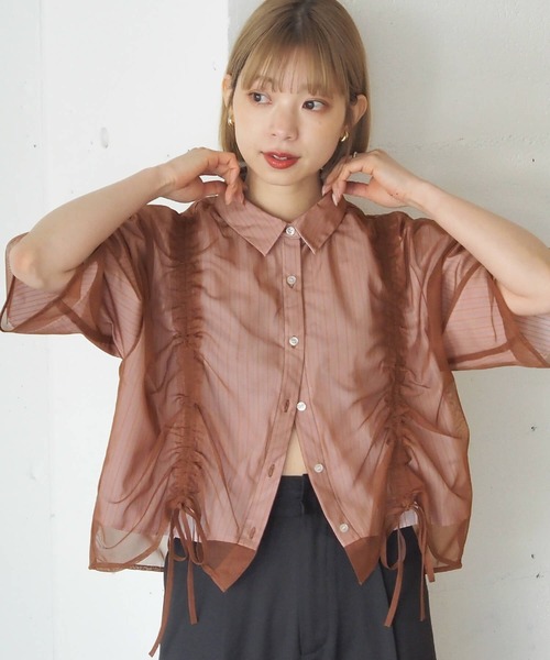 LUCA/LADY LUCK LUCA | LC/LLL シフォンダブルレイヤーTee