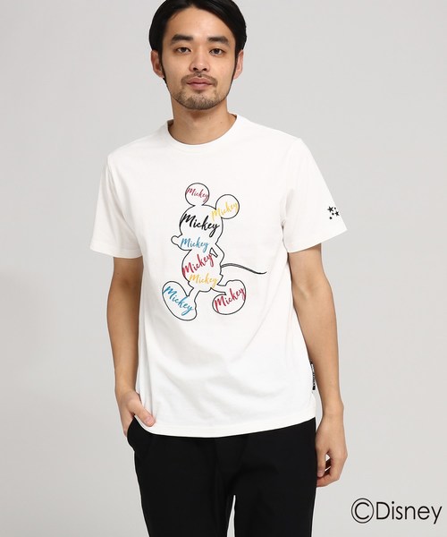 Disney Web限定 Disney ディズニー Tシャツ 筆記体ロゴ 半袖tシャツ ミッキーマウス Buyee An Online Proxy Shopping Service Shop At Zozotown Bot Online