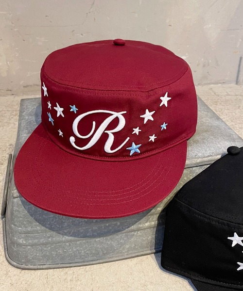 SPINNS | ピルボックスキャップ/スター/刺繍ロゴ/ユニセックス - Buyee