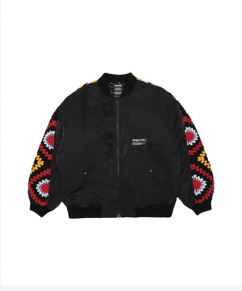 LEGENDA | レジェンダ クロケット ニット ボンバージャケット LEGENDA | レジェンダ クロケット ニット ボンバージャケット