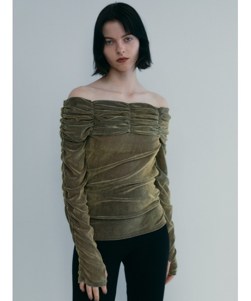 SORIN | Flocky Tulle Gathered Top - Buyee, an Online Proxy
