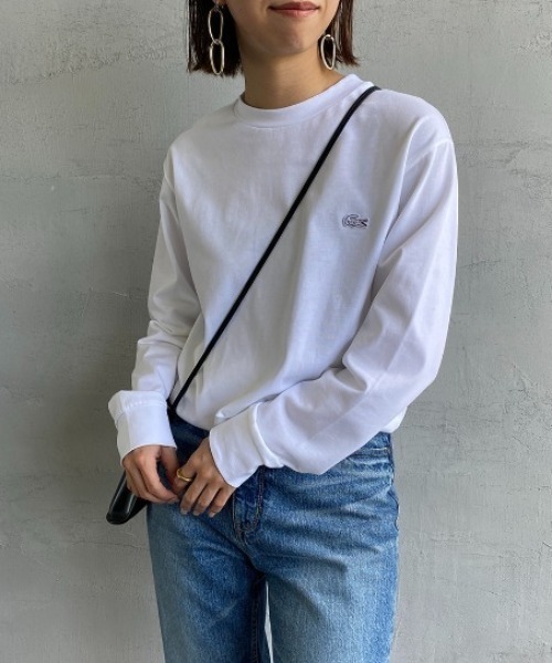[LACOSTE/ラコステ] ワンポイントロゴ ロングスリーブTシャツ LACOSTE/ラコステ] ワンポイントロゴ ロングスリーブTシャツ（T