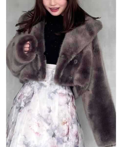 MERCURYDUO | テーラードカラーファーコート - Buyee, an Online Proxy