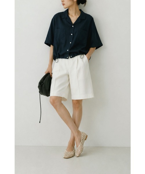 MARJOUR | SHEER DRAWSTRING OPEN SHIRT - Buyee, an Online Proxy 