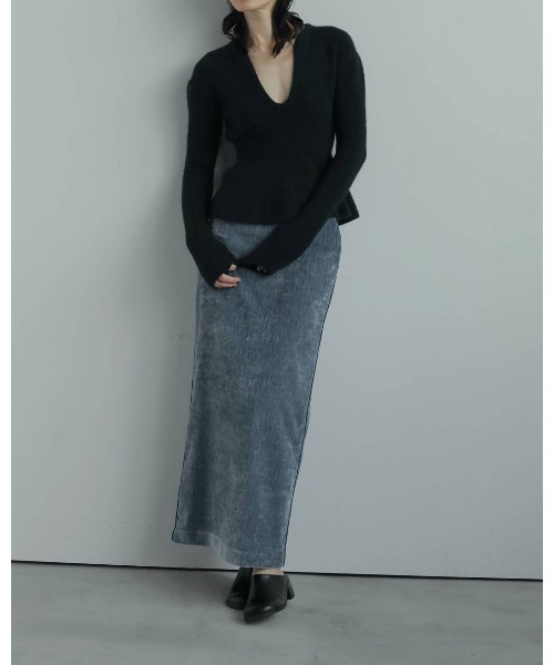 ANUKE | Soft Peplum Knit - Buyee, an Online Proxy Shopping Service