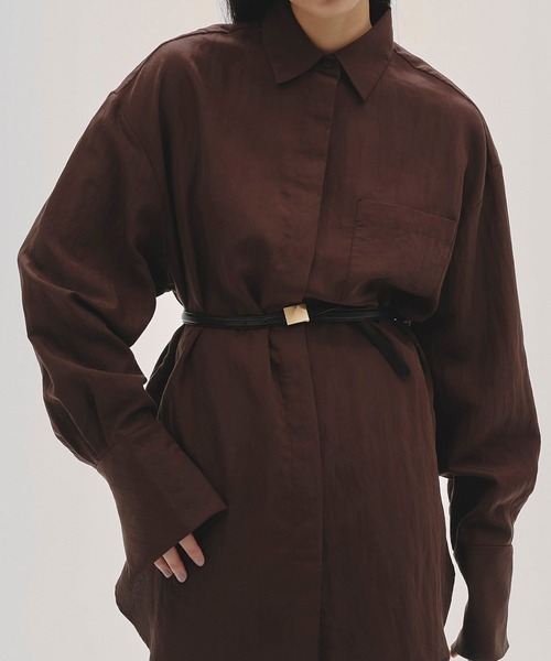 TODAYFUL | 【TODAYFUL/トゥデイフル】Sliky Pocket Shirts/シルキー 