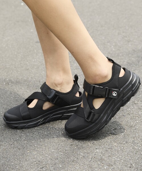 Chikashitsu +】volume sole clog shoes Never mind the XU / Chikashitsu+｜【Chikashitsu +】volume