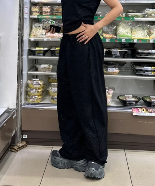 パンツ HTH Glitter Heart Logo sweat pants HTH | Glitter Heart Logo sweat pants - Buyee, an Online