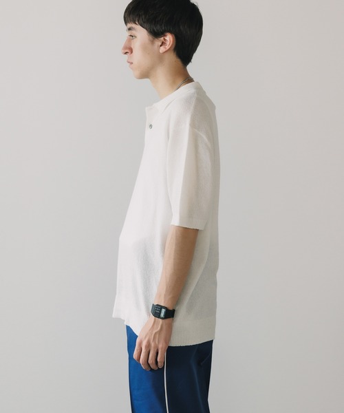 STUSSY | STUSSY/ステューシー TEXTURED SS POLO SWEATER