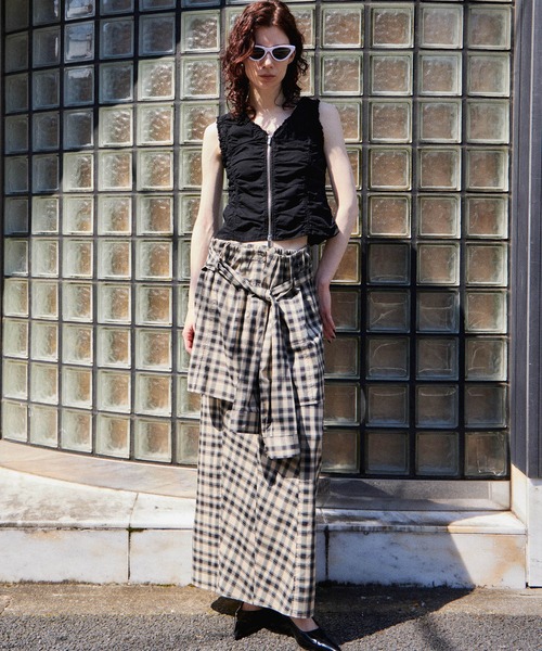 MAISON SPECIAL | 【PRE-ORDER】Shirt-Style Multi-Skirt/シャツライク