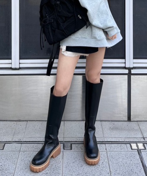 AMAIL サイドゴアショートブーツ