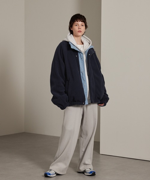 EMMA CLOTHES リバーシブルアウター EMMA CLOTHES | リバーシブル ナイロン×フリース オーバー