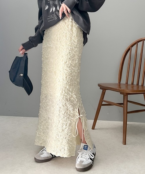 スカート CLANE SHIRRING STRAIGHT SKIRT SHIRRING STRAIGHT SKIRT（スカート）｜CLANE（クラネ）の