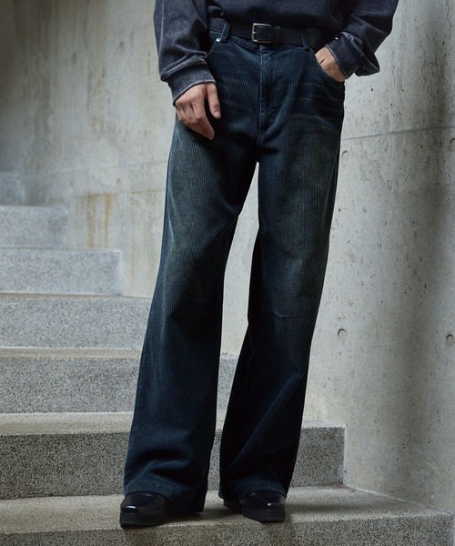 CLEL | 【CLEL】Antique Design Corduroy Slacks Pants / アンティーク