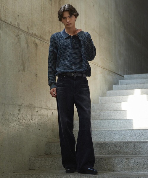 CLEL | 【CLEL】Antique Design Corduroy Slacks Pants / アンティーク 
