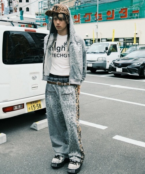 cozy worldwide レオパードスウェットパンツ Cozy world Wide】
