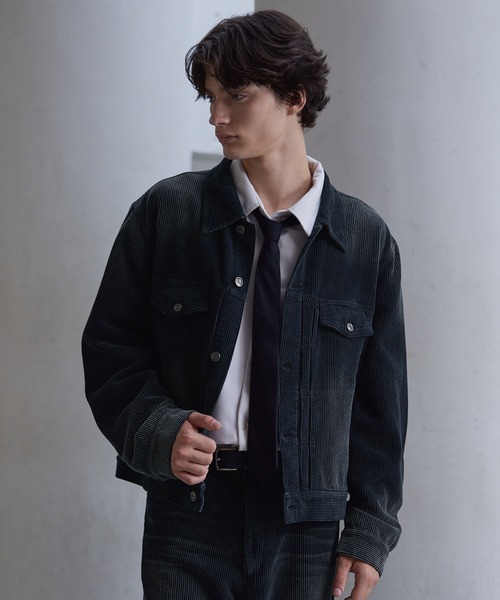 CLEL | 【CLEL】Antique Design Corduroy Shirt Jacket / アンティーク