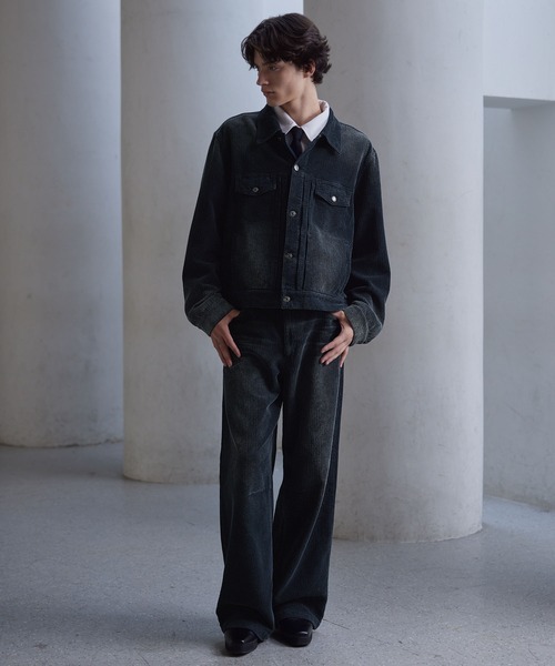 CLEL | 【CLEL】Antique Design Corduroy Shirt Jacket / アンティーク